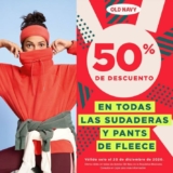 En Old Navy sudaderas y pants de fleece a mitad de precio sólo hoy