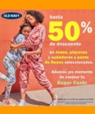 En Old Navy hasta 50% de descuento en jeans, playeras, sudaderas y pants de fleece