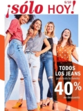 En Old Navy 40% de descuento en jeans hoy sábado