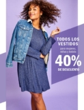 Promoción Old Navy: 40% de descuento en vestidos hoy domingo