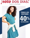 En Old Navy 40% de descuento en vestidos y polos este fin de semana