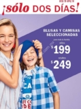 En Old Navy blusas y camisas para niños a $199 y para adultos a $249 este fin de semana