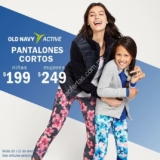En Old Navy pantalones cortos Active desde $199 este fin de semana