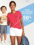 En Old Navy playeras estampadas a mitad de precio hoy sábado