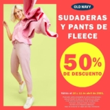 En Old Navy sudaderas y pants a mitad de precio este fin de semana