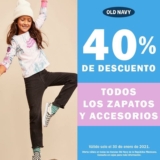 40% de descuento en zapatos y accesorios en Old Navy hoy sábado