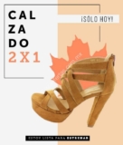 En Osom 2×1 en zapatos para dama sólo hoy