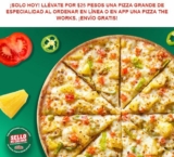En Papa Johns llévate una segunda pizza grande de especialidad a sólo $25 hoy domingo