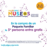 Promoción Papalote Mes de Museos: Compra paquete familiar y una persona más entra gratis este fin de semana