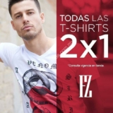 En tiendas FZ 2×1 en playeras marca Avintage y Timonel