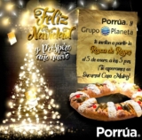 Promoción Porrúa Día de Reyes: Rosca de reyes gratis hoy a alas 5:00 PM en sucursal Casa Matriz