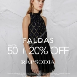 En Rapsodia hasta 50% de descuento + 20% adicional en faldas