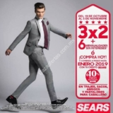 En Sears 3×2 en trajes, sacos, abrigos y pantalones para caballero + 6 msi