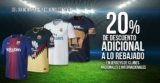 En Sears 20% de descuento adicional a lo ya rebajado en jerseys de clubes nacionales e internacionales