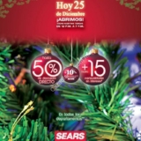 Venta especial Navideña Sears 25 de diciembre: Hasta 50% de descuento directo + hasta 15 meses sin intereses sólo hoy