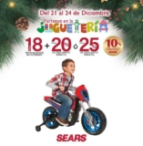 Promoción de Navidad Sears en Juguetes: Hasta 18 msi + 20% de descuento