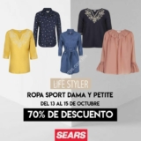 En Sears 70% de descuento en ropa de la marca Life Styler