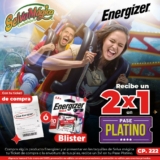 2×1 en pase platino en Selva Mágica si compras unas pilas Energizer