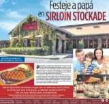 Promoción Sirloin Stockade Día del Padre: Cerveza + corte Sirloin para papá a sólo $49