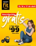 Promoción Smart Fit: Inscripción GRATIS + primer mes a $99 en ambos planes