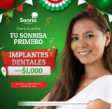 Implante Dental desde $1,000 (incluye corona) en Sonría