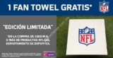 Promoción Suburbia NFL: Fan towel gratis en la compra de $300