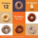 En Tim Hortons compra una docena de donas y recibe 6 más de regalo este fin de semana
