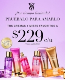 Promoción Victoria’s Secret: Cremas y mists de $499 a $229 este fin de semana