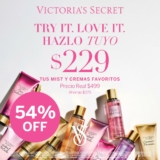 En Victoria’s Secret: Mists y cremas rebajadas de $499 a sólo $229 hasta hoy