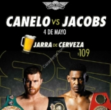 Promoción Wingstop pelea de Canelo vs Jacobs: Jarra de cerveza a $109 hoy sábado 4 de mayo