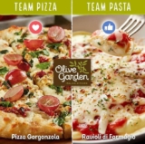Promociones Olive Garden Delivery: Pizzas a $99 o $50 de descuento al pedir una pasta