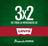 3×2 en toda la marca Levis en tiendas Promoda Outlet