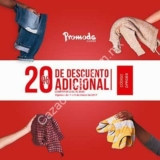 Cupón Promoda de 20% de descuento adicional en compras de $500 o más