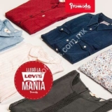 En Promoda Levis Manía en camisas y playeras de $99, $199, $299 y $499