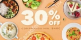 En Rappi 30% de descuento en todos los restaurantes