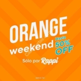 Orange Weekend Rappi: hasta 50% de descuento en restaurantes este 29 y 30 de septiembre