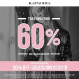 Cupón Rapsodia de 20% de descuento adicional en la nueva colección Primavera-Verano 2019