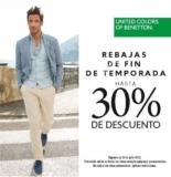 Rebajas de fin de temporada en Benetton: Hasta 30% de descuento en todas las líneas