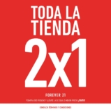 Rebajas Forever 21: 2×1 en toda la tienda