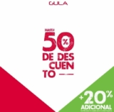 Rebajas Gula: Hasta 50% de descuento + 20% de descuento adicional