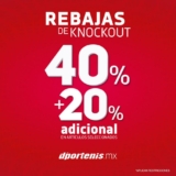 Rebajas de knockout Dportenis: 40% de descuento + 20% adicional