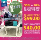 Rebajas en tiendas Marel: 2×1 en pijamas, 30% + 10% de descuento en ropa deportiva y más