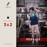 Rebajas de fin de temporada en Tucane: 3×2 en toda la tienda
