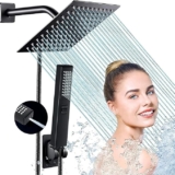 Combo de 2 regaderas de baño ducha de lluvia y de mano de acero inoxidable bajan de precio