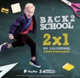 Cupón 2×1 en calcetas y calcetines en la promo de regreso a clases de Charly
