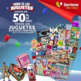 Promoción Soriana Reino de los Juguetes: Hasta 50% de descuento en juguetes sólo hoy 14 de noviembre