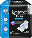 Toallas Kotex Unika Slim con Alas con 10 piezas baja a un excelente precio