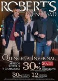 Abrigos, sweaters y chamarras al 30% de descuento + 20% adicional en la quincena invernal de Roberts