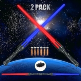 2 pack espadas sables de luz de juguete con sonidos y varios colores a un precio muy bueno