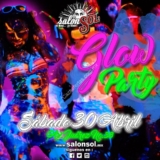 FIESTA GLOW 30 DE ABRIL CERVEZA GRATIS POR LLEVAR PRENDA FLUORESCENTE